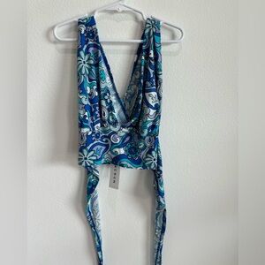 PACSUN floral crop top size Small